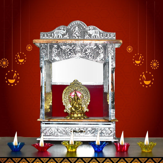 6004a Candle Cup With Multi Shape (Multicolor)