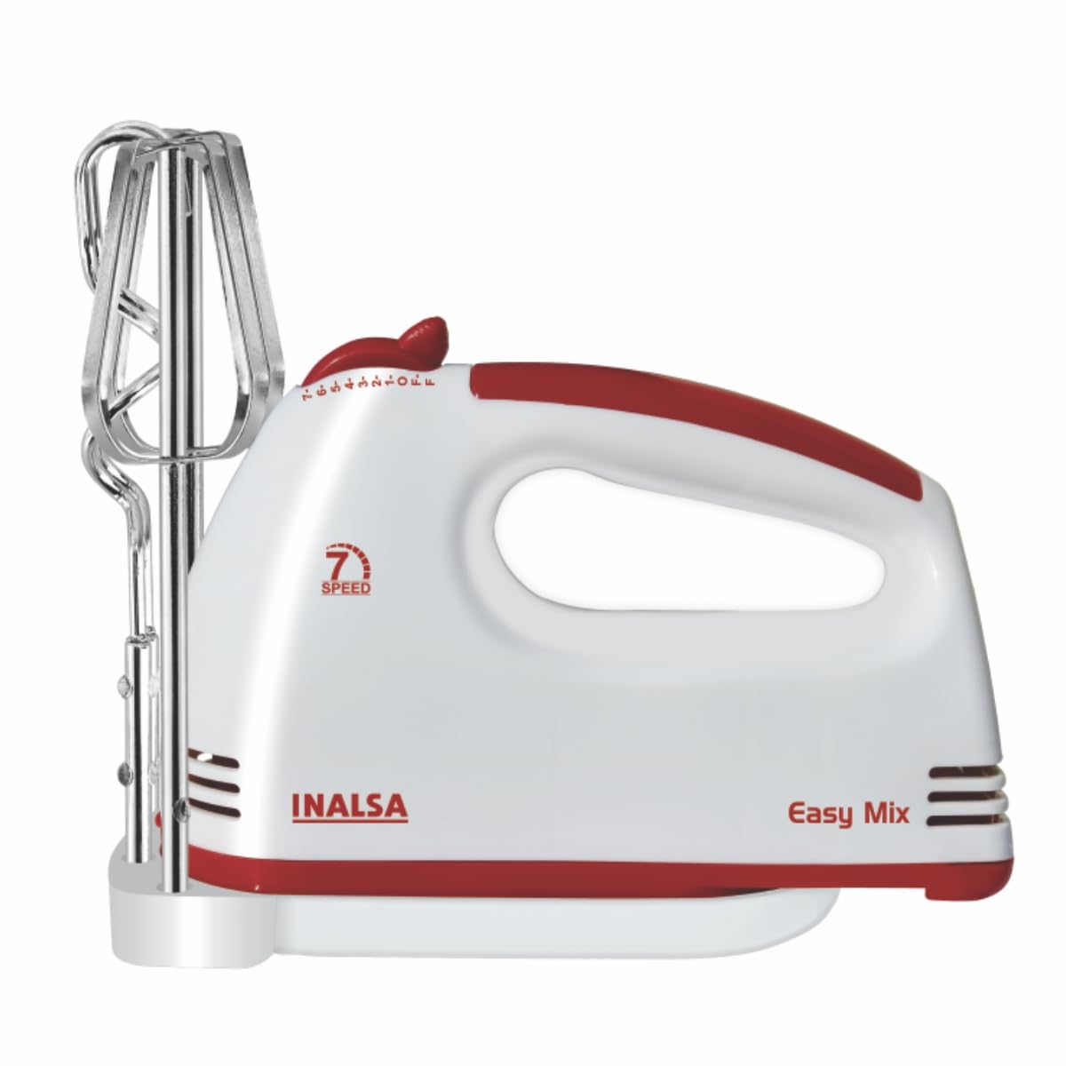 Inalsa Easy Mix Mixer 250 W Hand Blender (Red, White)