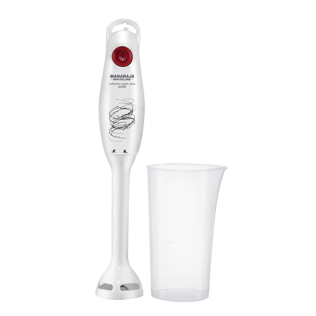Maharaja Whiteline HB-131 250 W Hand Blender (White, Silver)