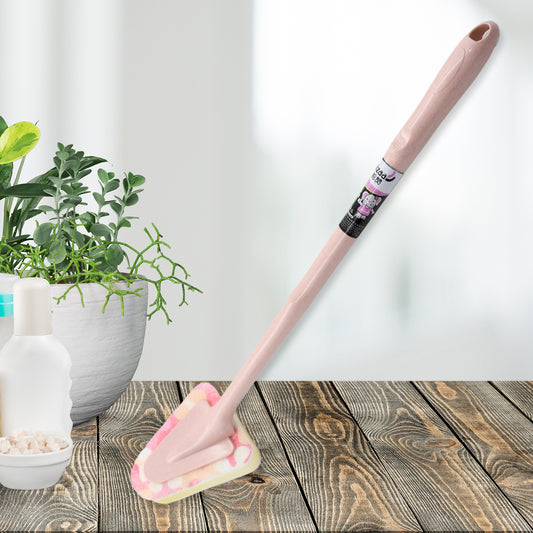 7223a Cleaning Supplies Kitchen Handle Universal Triangular Sponge Multifunctional Bathroom Brush Handle Kitchen Dining Bar