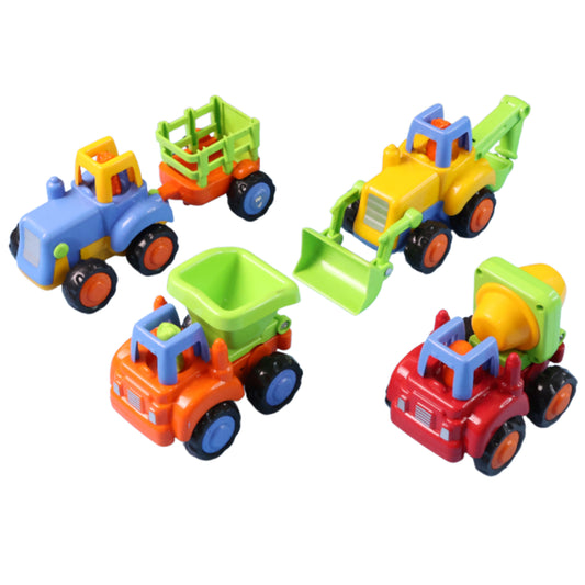 Funwoods Construction Vehicle Toy Set For Kids (4 Pc)