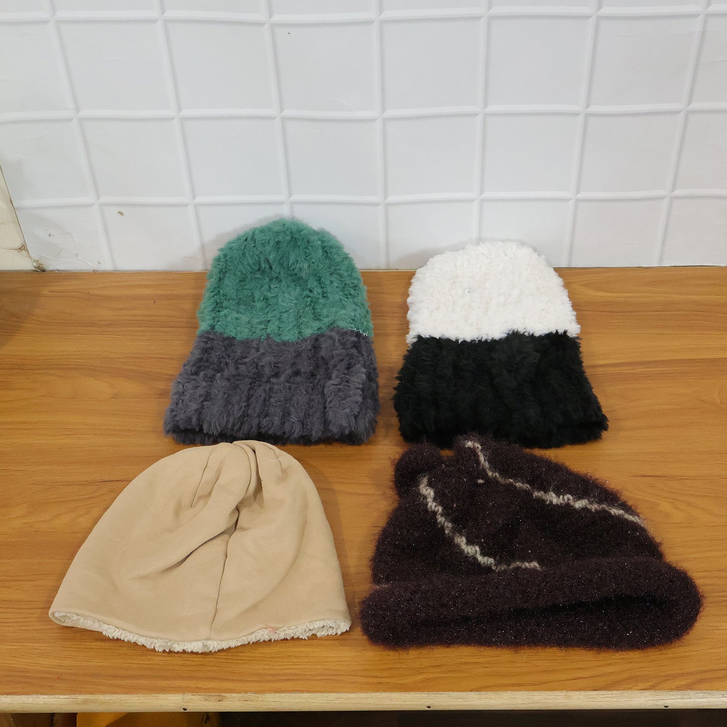 Winter Warm Woolen Beanie Cap For Men Women (1 Pc Mix Desin)