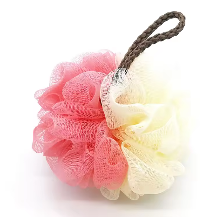 Large Bath Loofah Sponge Scrubber Exfoliator for High Lather Cleansing Multicolor