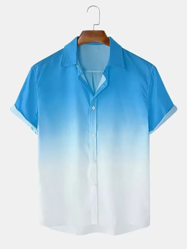 Men's regular fit casual shirt with self-designed pattern from Drpshippr's men's collection, featuring a stylish and comfortable fit.