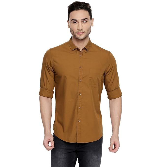 Classy White Men's Slim Fit Shirt