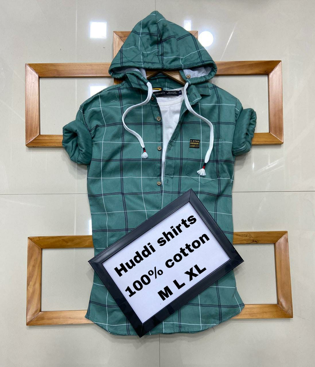 Seasons G star Check Hoodie Full Sleeves Shirt