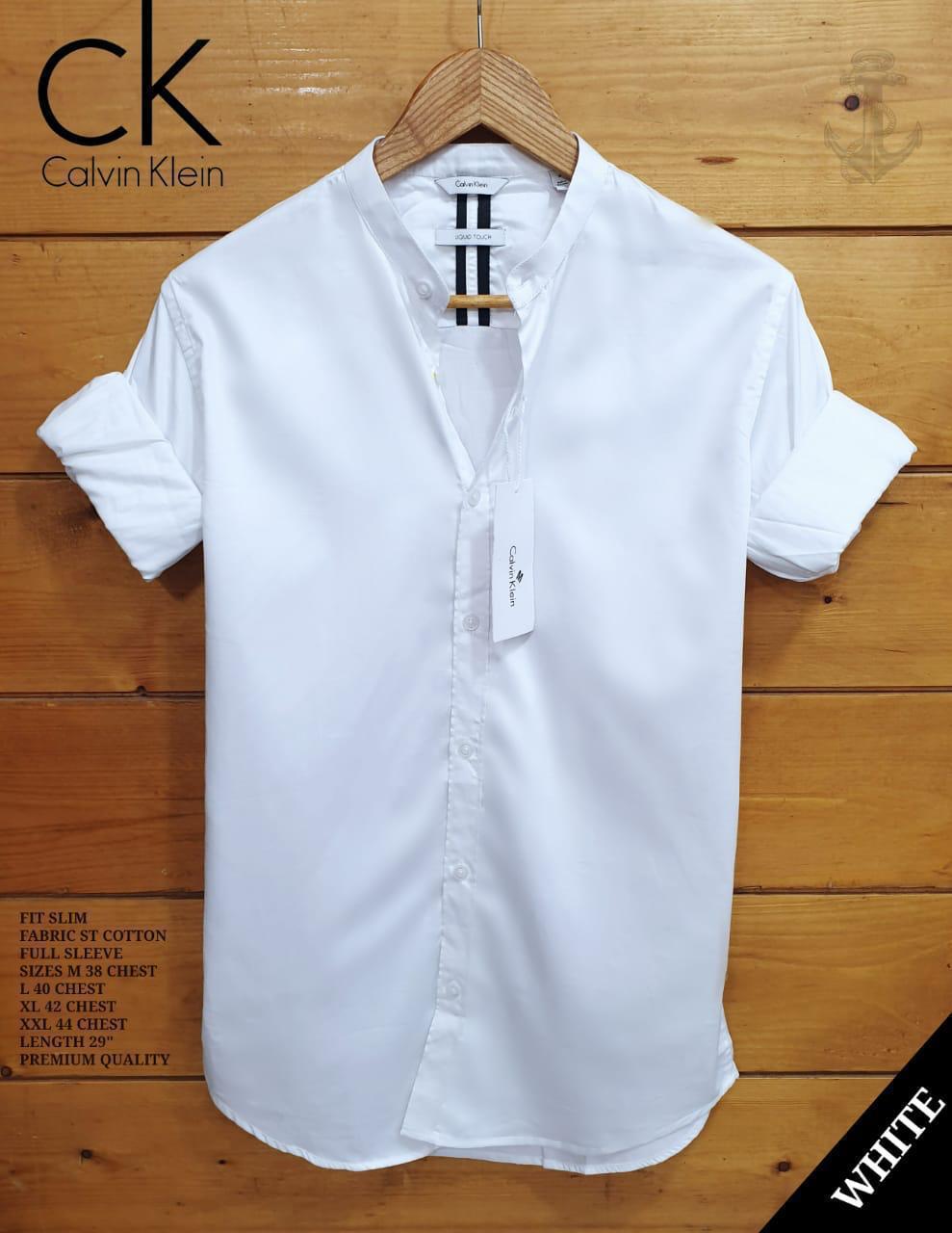 Seasons White Men Ben Collar Shirt