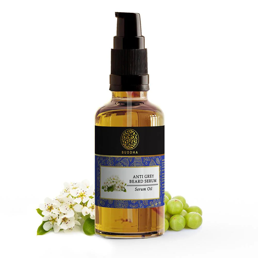 Natural Anti Grey Beard Serum Oil ( Pack Of 2 )