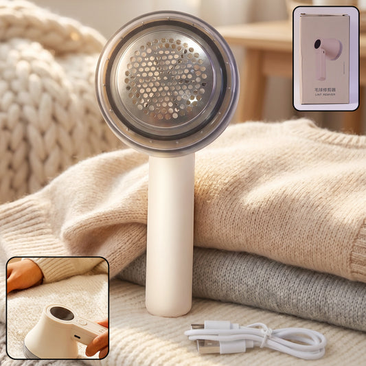 Rechargeable Electric Lint Remover Fabric Shaver For Clothes Sweaters Sofa Blankets (1 Pc)