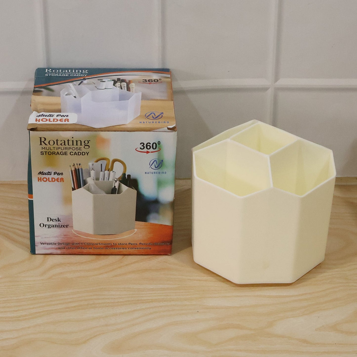 360 Degree Rotating Desk Organizer Keep Your Workspace Tidy