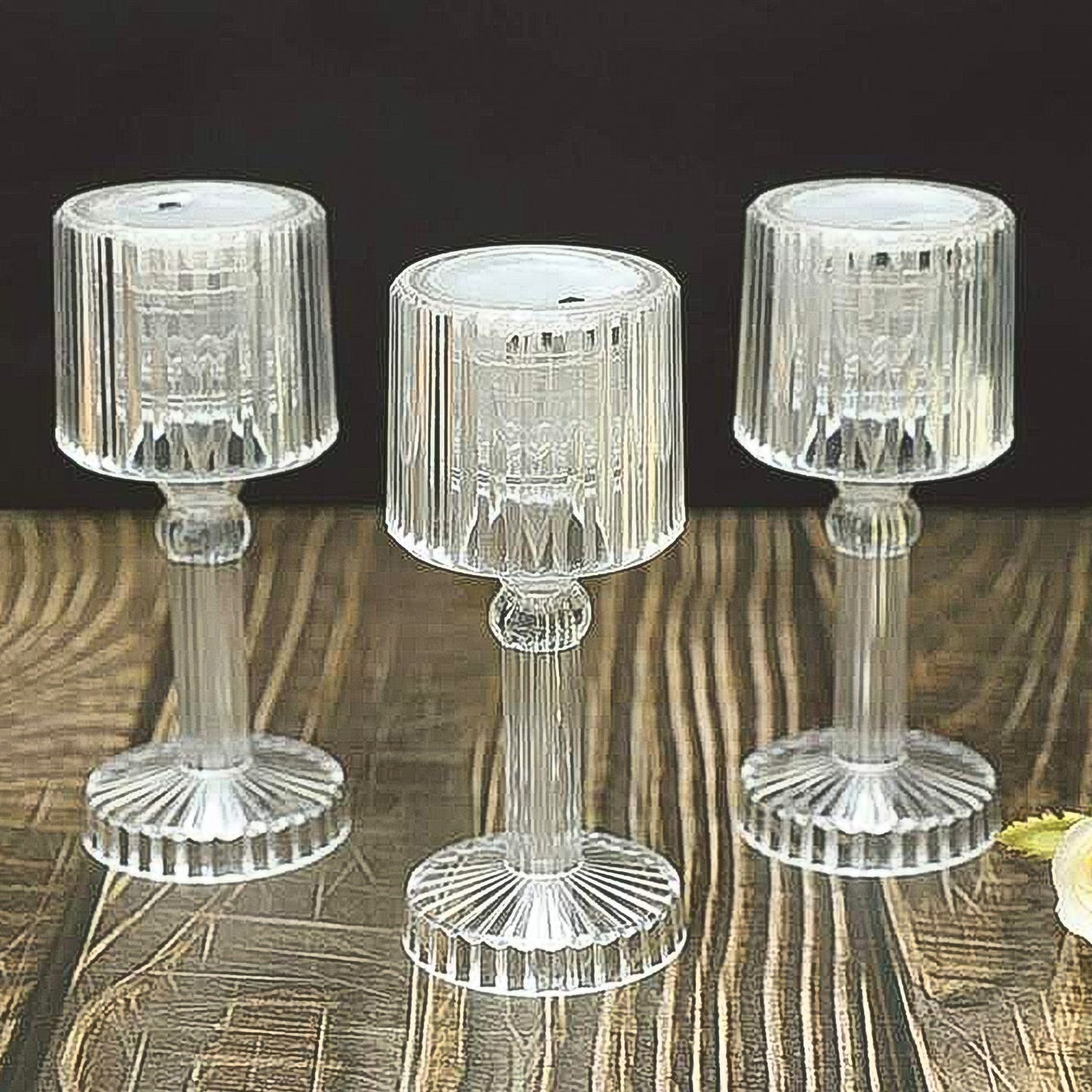 Big Acrylic Led Desk Lamps Table Lamp Portable Crystal (1 Pc Big)