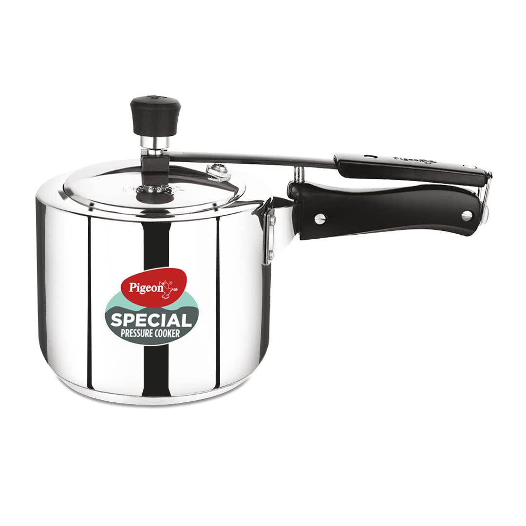 Pigeon by Stovekraft Special Stainless Steel 3 L Induction Bottom Pressure Cooker (Stainless Steel)