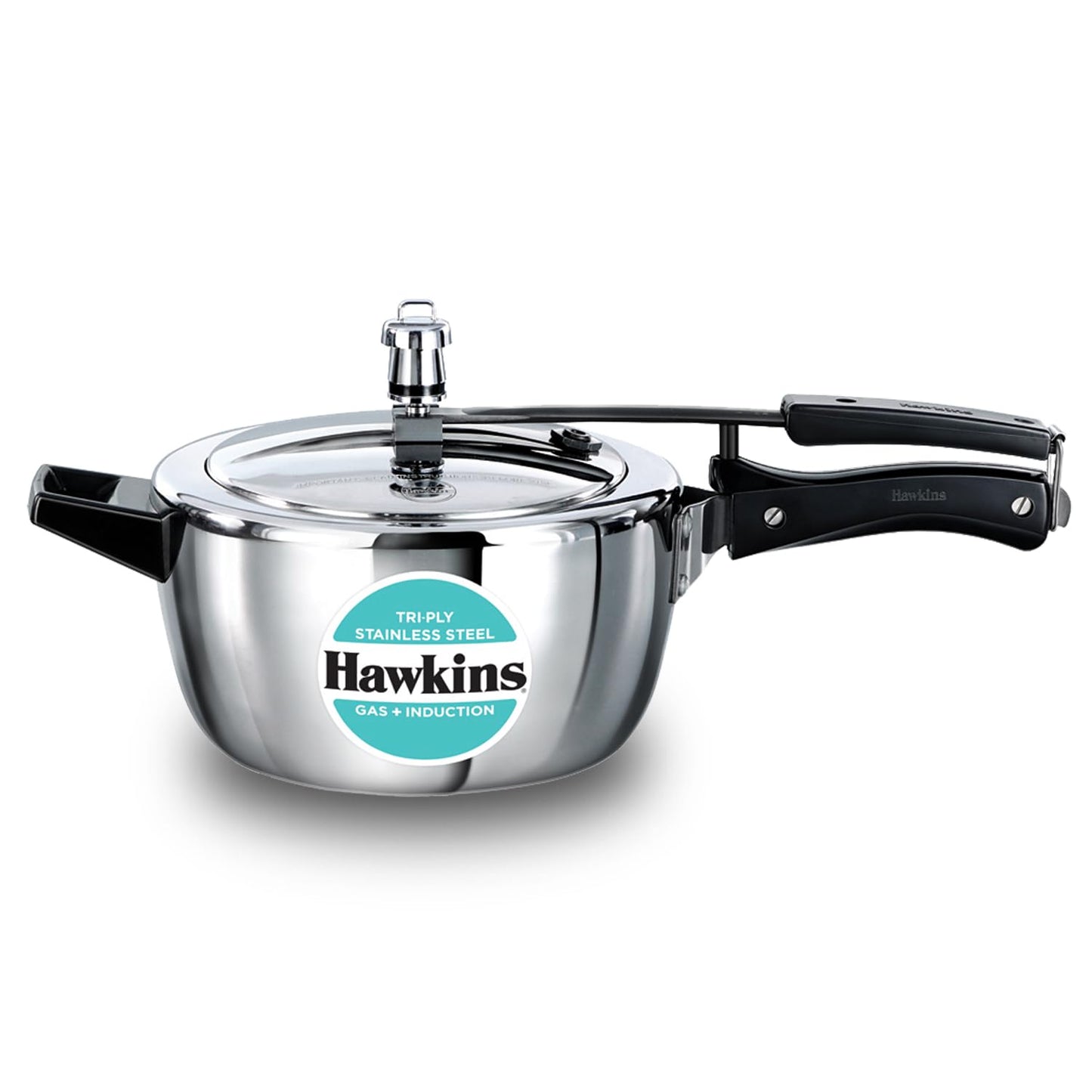 Hawkins Triply Stainless Steel (HSST35) 3.5 L Induction Bottom Pressure Cooker (Triply)