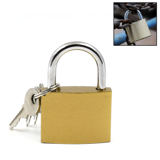 Multipurpose Solid 3 Keys Padlock 38 Mm 1 Pc)