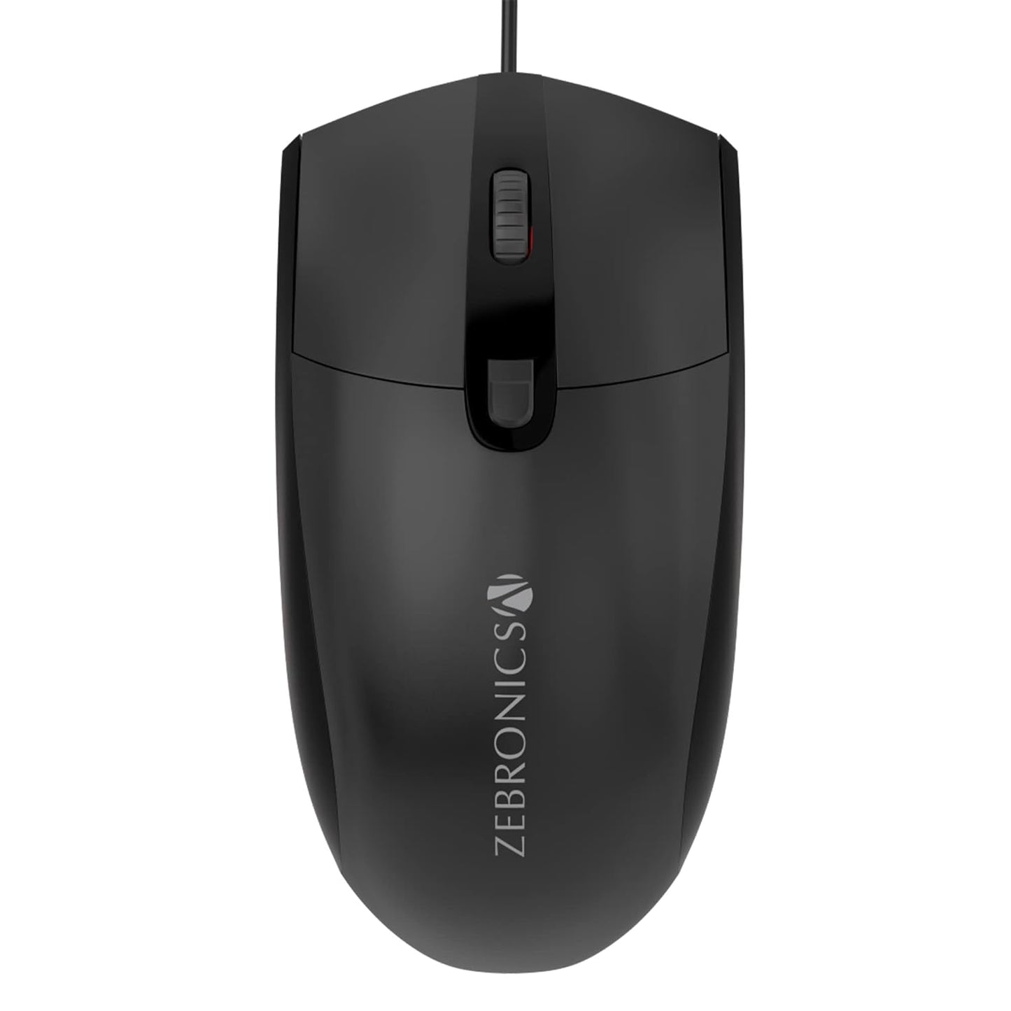 ZEBRONICS ZEB-VELOCITY Wired Optical Mouse (USB 3.0, Black)