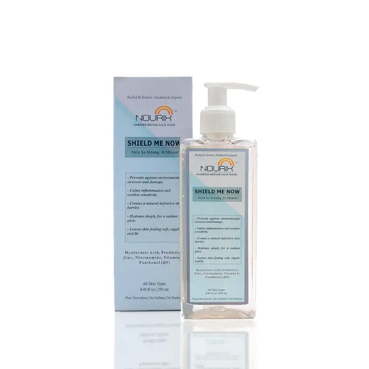 Nourix Shield Me Now Face Wash - Repairs Damaged Skin Barrier, Soothes and Deeply Moisturize the Sensitive Skin