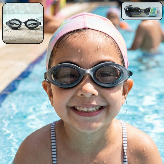 Kids Uv Protection Swimming Goggles With Anti-fog Lens And Comfortable Fit 1 Pc