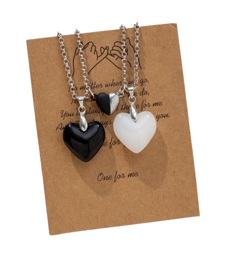 Crystal drunken couple magnetic heart-shaped pendant from The Key House, featuring a detailed, sparkling design for home décor or jewelry.