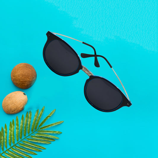 7756 Uv Protected Round Sunglasses Classic Sunglasses For Men Women Lightweight