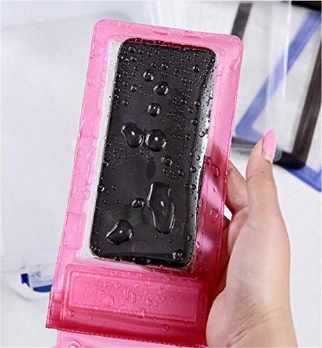 Wukusy waterproof mobile pouch for 6.2-inch phones in random color, designed to protect smartphones from water damage.