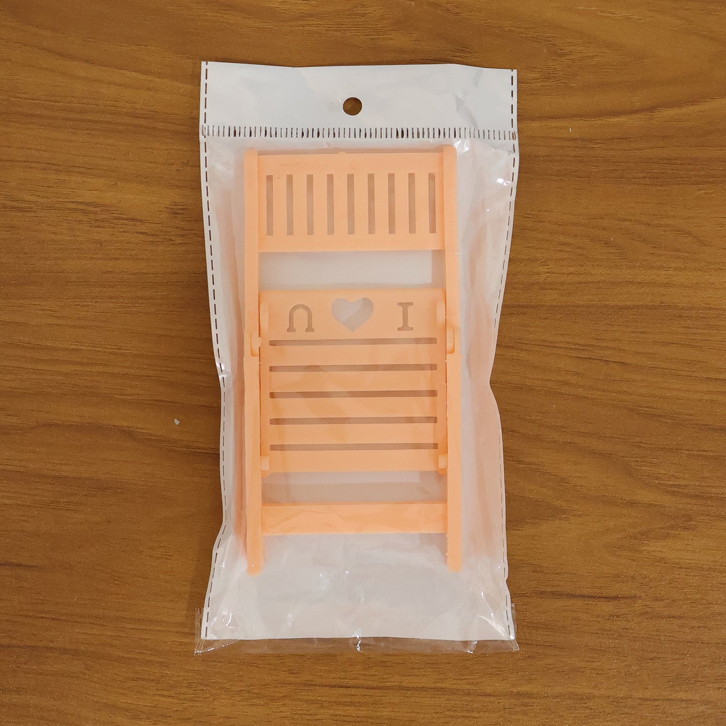 Mini Chair Shape Mobile Stand Holder (1 Pc Peach Color)