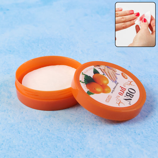 Wukusy Obi Pro Nail Polish Remover Wipes, health and beauty product, showing a single pack of convenient nail polish remover wipes.