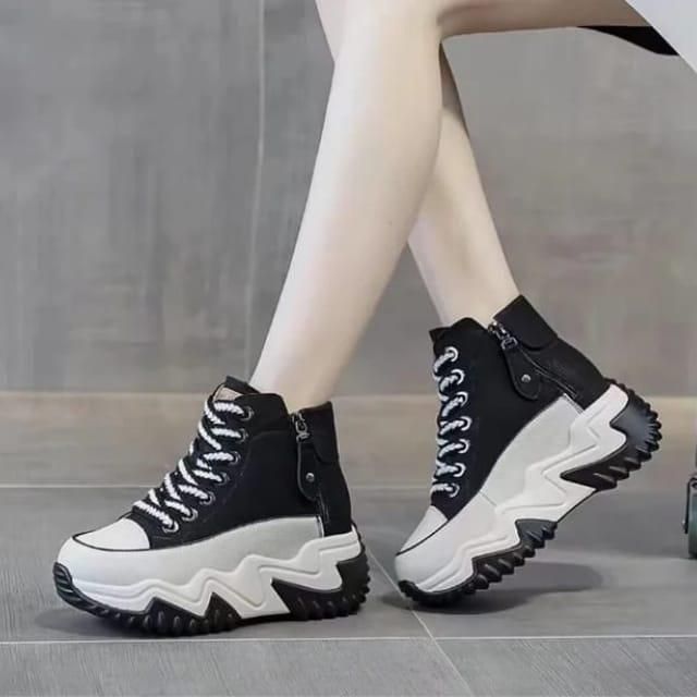 Pair of women's chunky casual shoes from Drpshippr's men's collection, featuring a stylish, comfortable design with thick soles.