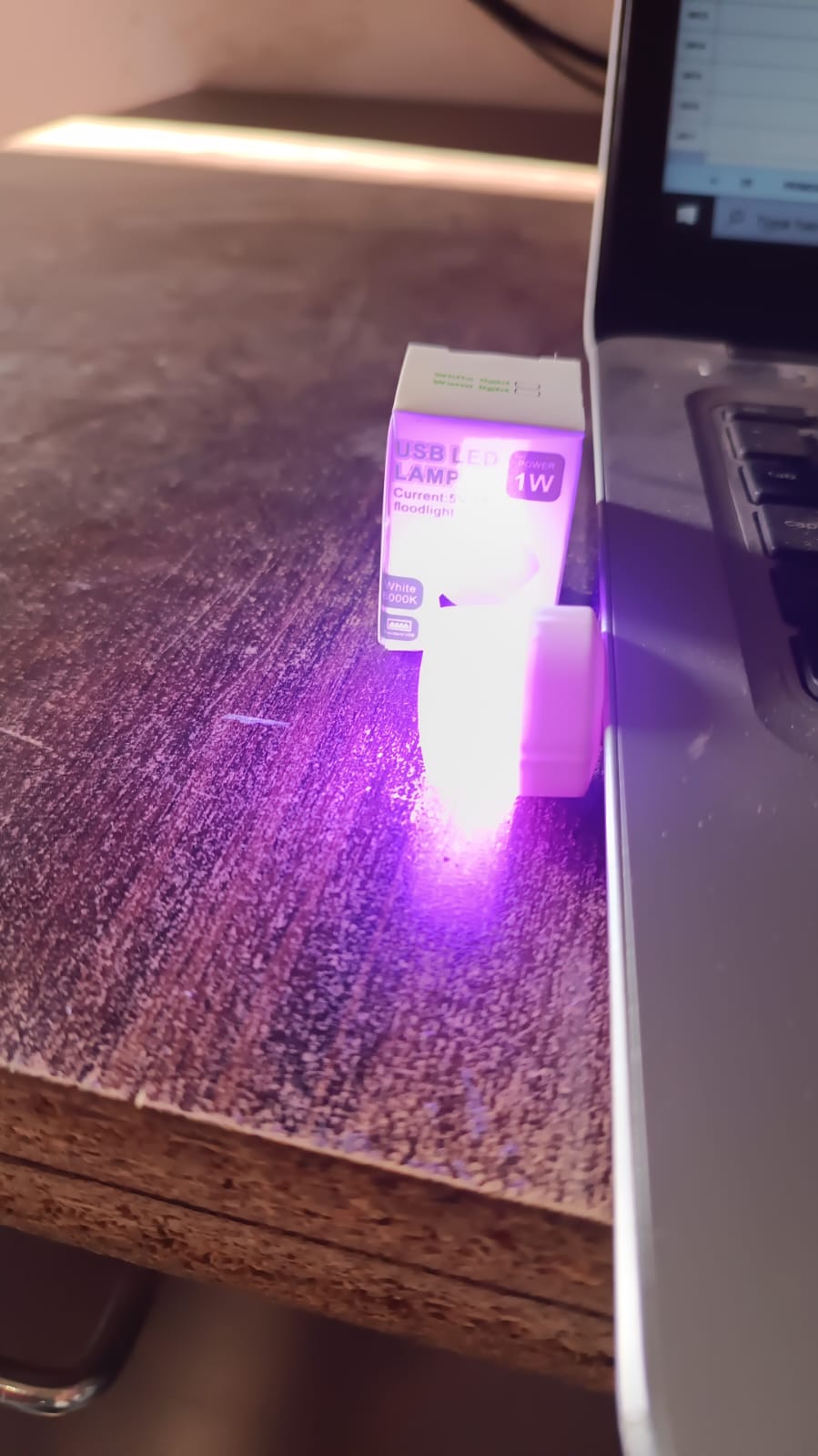 Usb Led Lamp Night Light Mini Portable For Pc And Laptop (5 Pcs Mix Color)