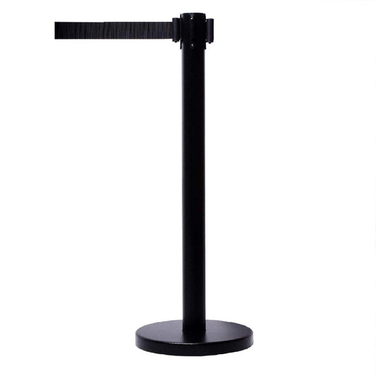 Heavy Duty Retractable Belt Crowd Control Pole With Sturdy Base 1 Pc