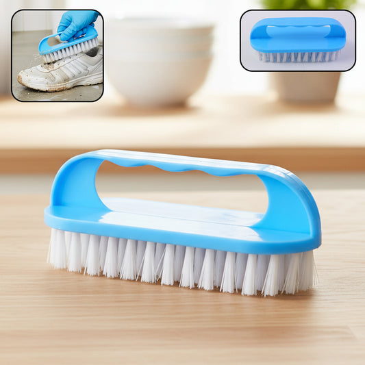 Wukusy heavy-duty handheld cleaning scrub brush with sturdy bristles for scrubbing tough dirt and grime surfaces.