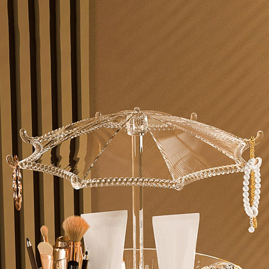 Premium 360 Rotating Makeup Jewellery Organizer Stand (1 Pc)