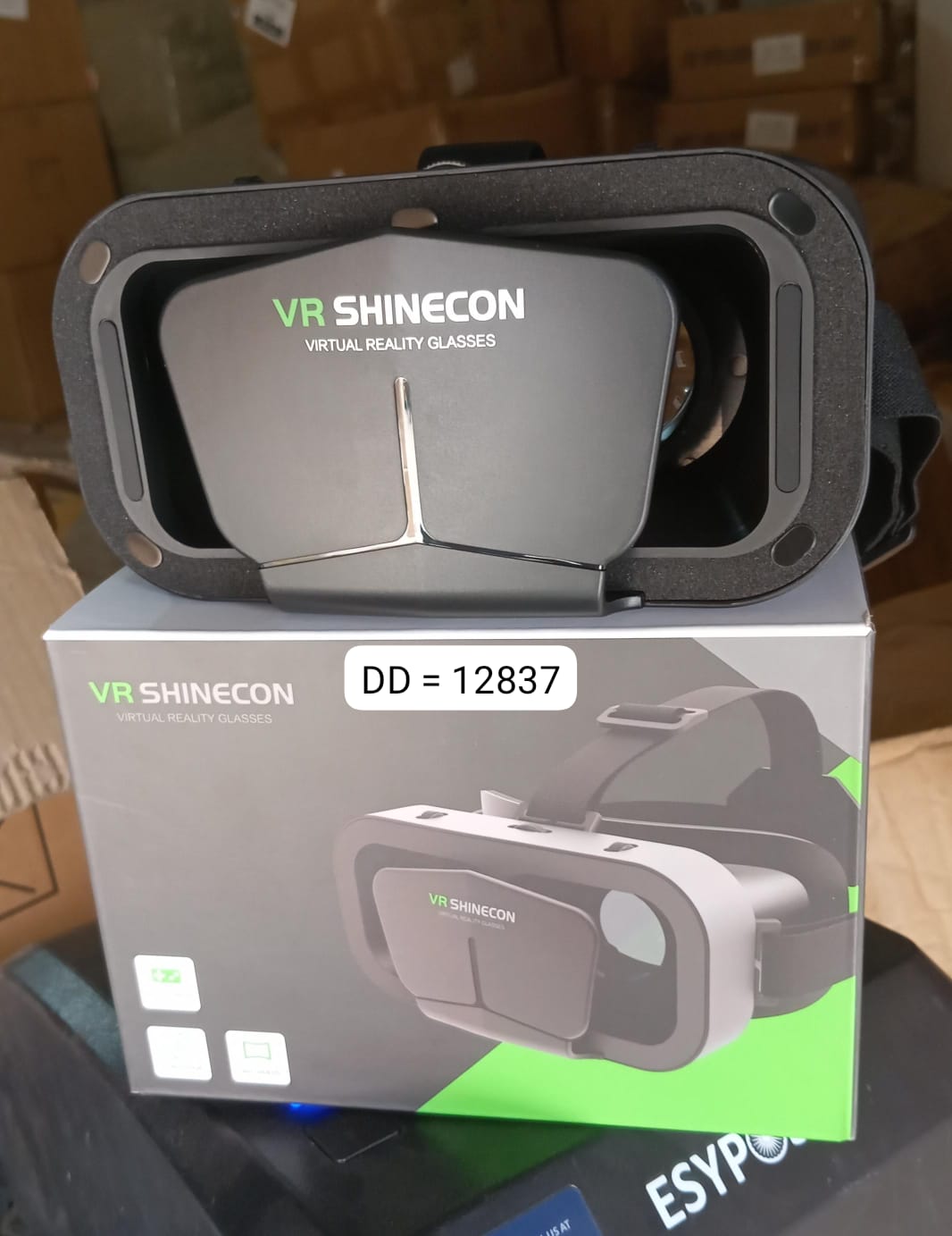 12837 3d Vr Headset Compatible With Iphone Android Virtual Reality Vr Goggles For 3d Vr Movies Video Games (1 Pc)