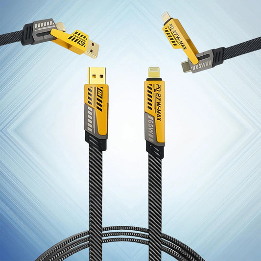 4 In 1 Fast Charging Cable (1 Pc Loose)