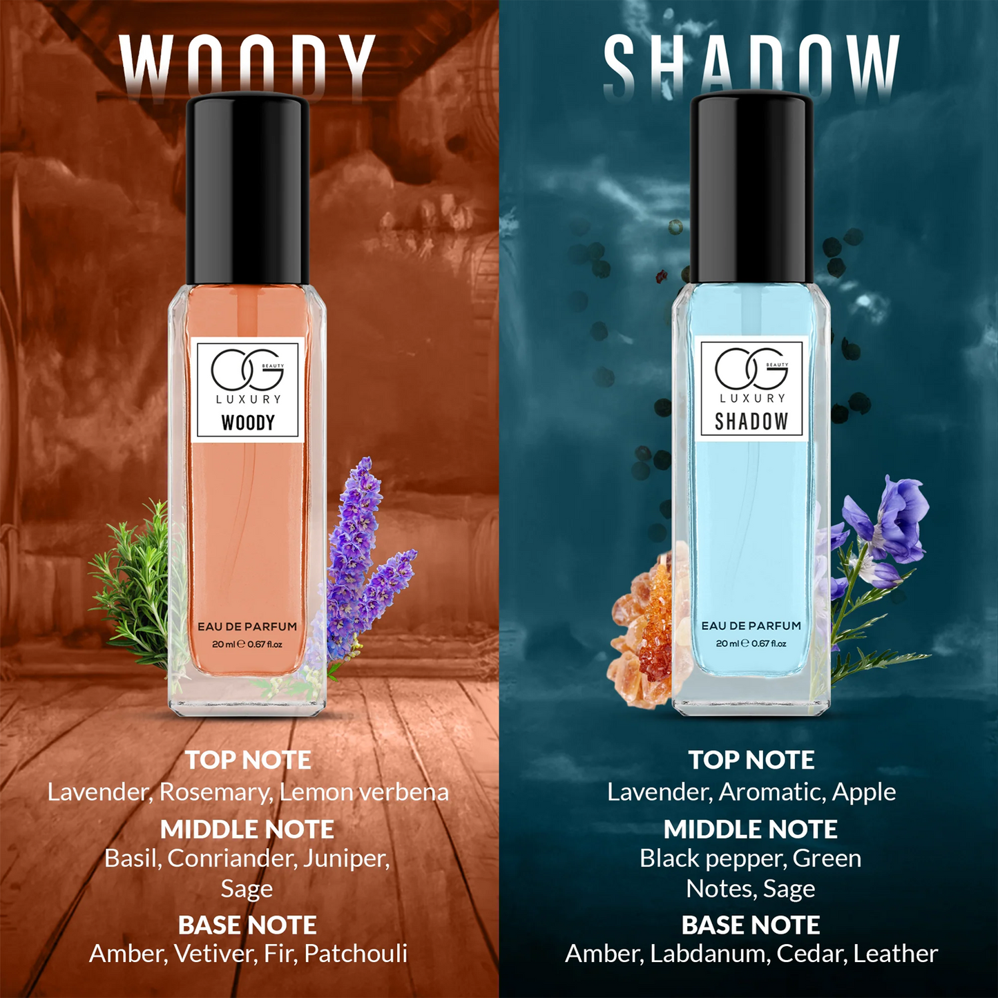 Og Beauty Luxury Perfume Gift - (4 Pc Set 20 Ml)