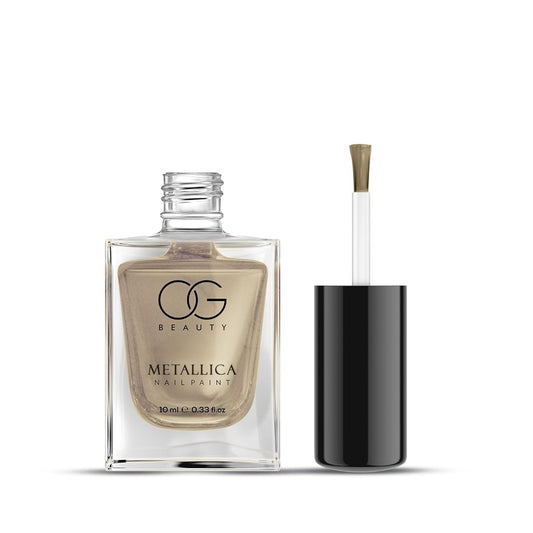 Og Beauty Premium Canvas Gold Metallica Nail Polish (1 Pc 10 Ml)