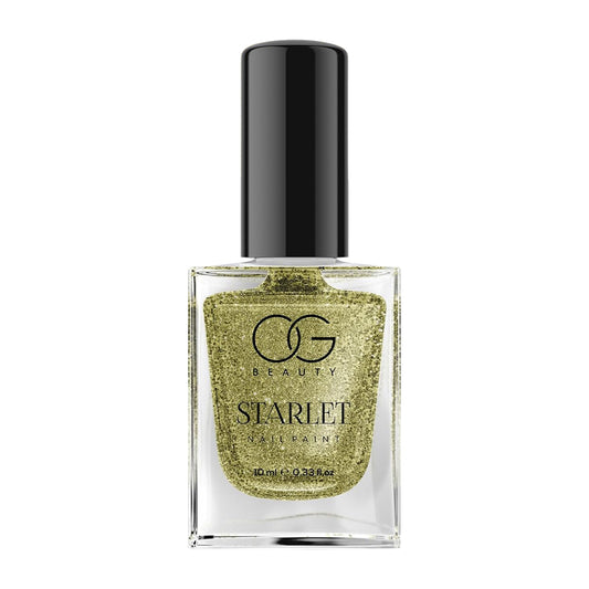 Og Beauty Sunshine Gold Starlet Glitter Nail Paint (10 Ml 1 Pc)