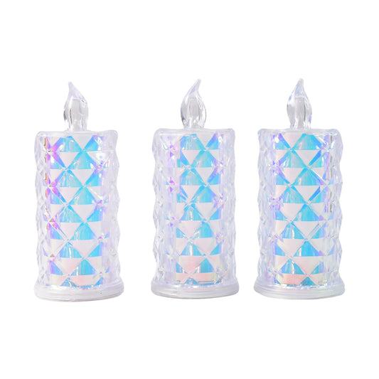 Led Flameless Decorative Candle Lights (3 Pc Set)