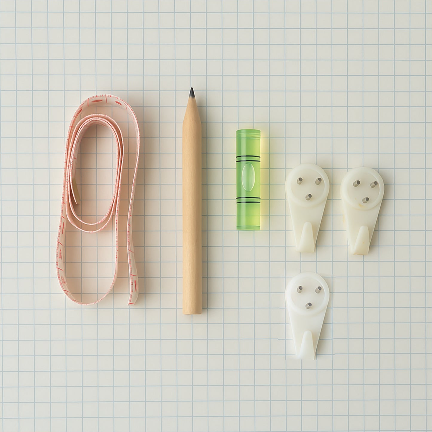 6-in-1 Wall Hanging Measurement Tool Kit