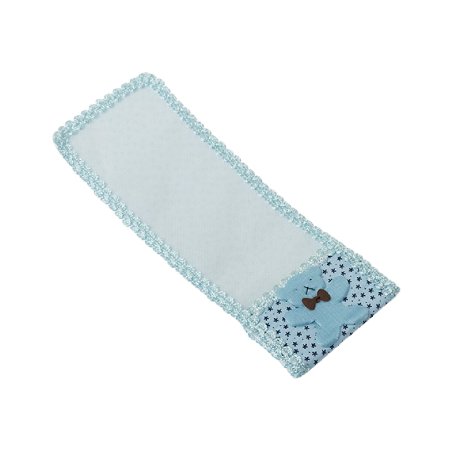 Wukusy cartoon cloth lace remote control cover, large 248cm, decorative home improvement accessory for remote protection.
