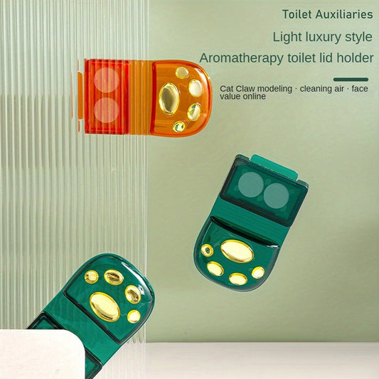 Fragrance Toilet Cap Lid Lifter Toilet Seat Cover (2 Pc Set)