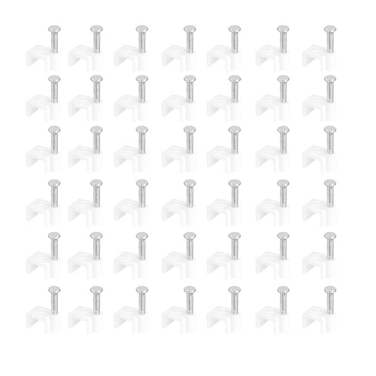 Nail Cable Clips For Wire Management (10mm 50 Pc)
