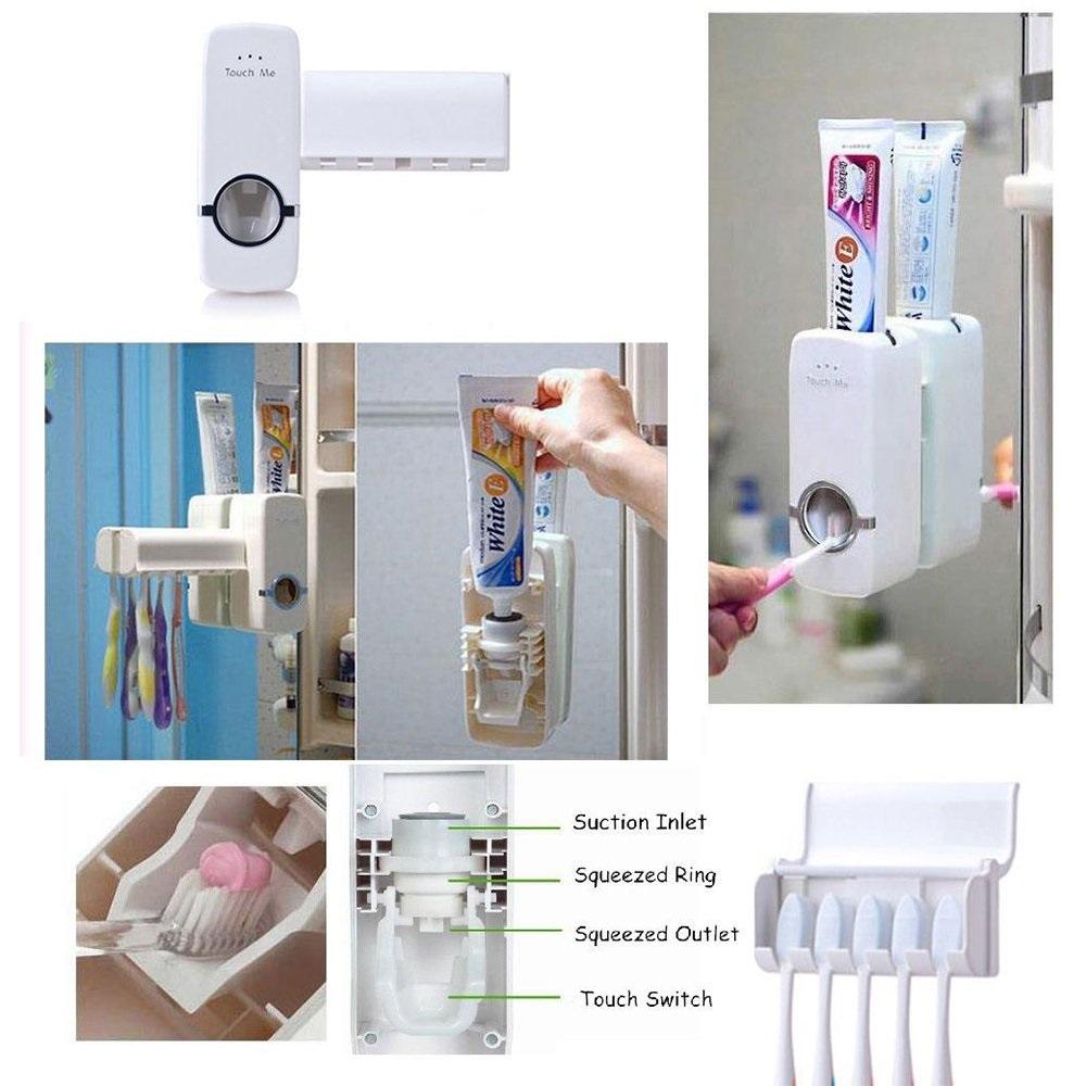 174 Toothpaste Dispenser Tooth Brush Holder