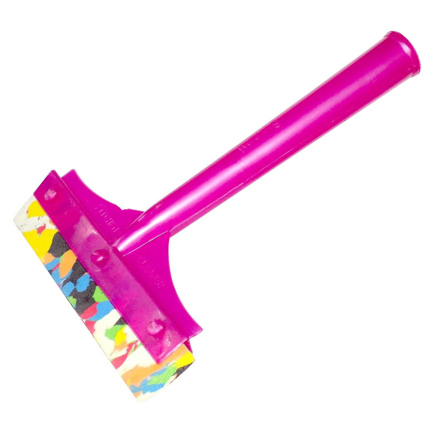 Wukusy bathroom floor cleaning wiper with foam plastic handle, designed for effective home and kitchen floor cleaning.