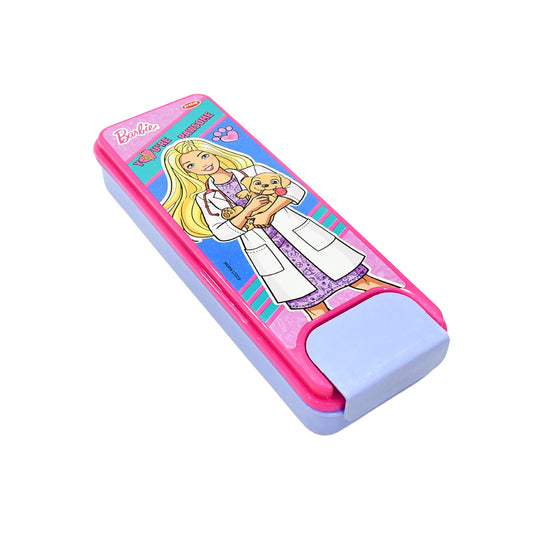 Stylish Cartoon Printed Hard Top Pencil Box For Kids (1 Pc Mix Design)