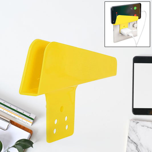 Wukusy plastic mobile phone charging stand holder in mixed colors, secure and adjustable for convenient device charging.