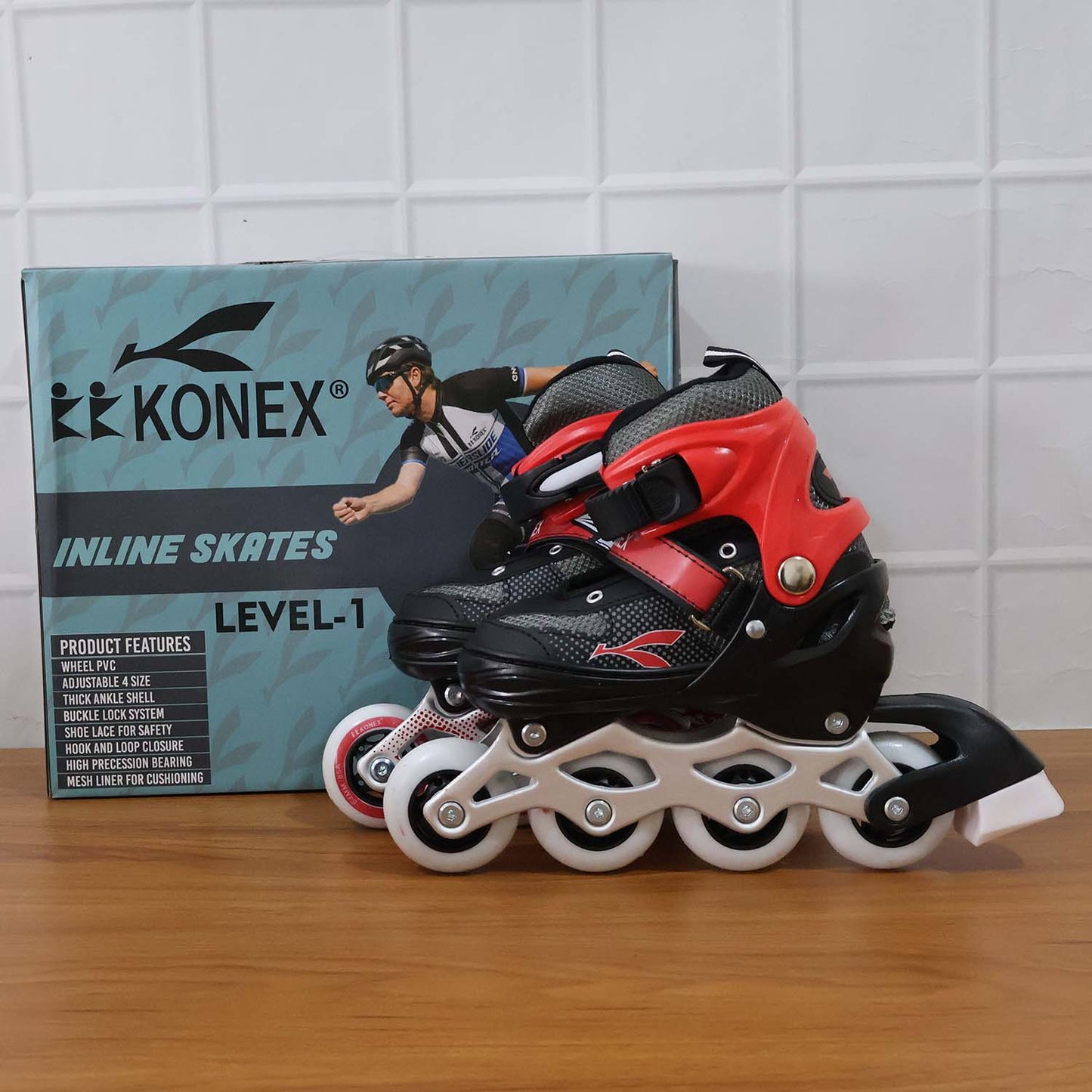 Professional Adjustable Inline Skates For Kids And Adults (Medium 1 Pair)