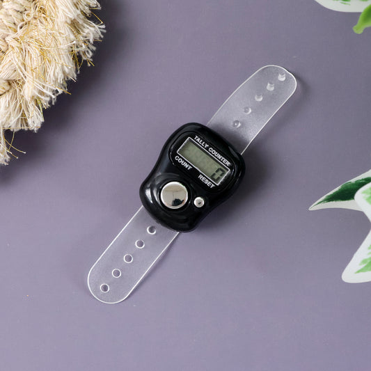 Digital finger tally counter from Wukusy, small handheld sports device with digital display for counting scores or repetitions.