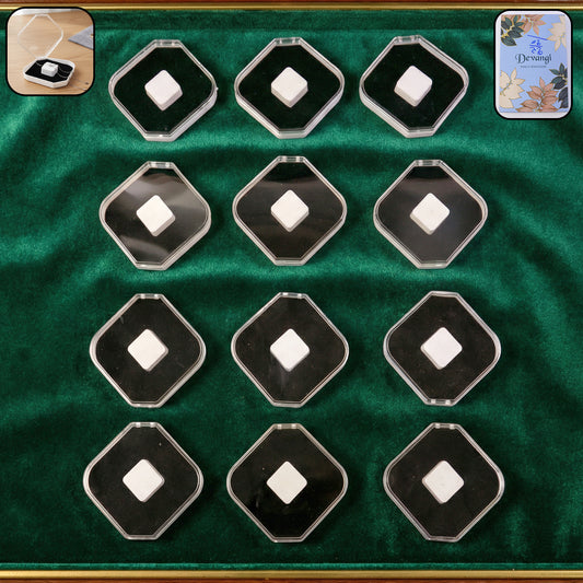 Jewellery Display Storage Box For Rings Earrings Small Items (12 Pc)