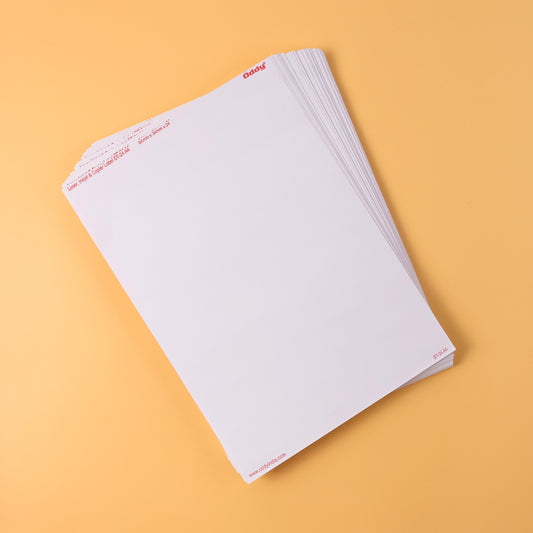 Oddy Self-adhesive Labels A4 Sheets 24-up Per Sheet (100 Sheets 2400 Labels)