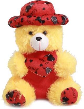 Yellow Love Teddy for Desk Decor & Gifting